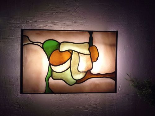 Lámpara vidriera "Nudo"