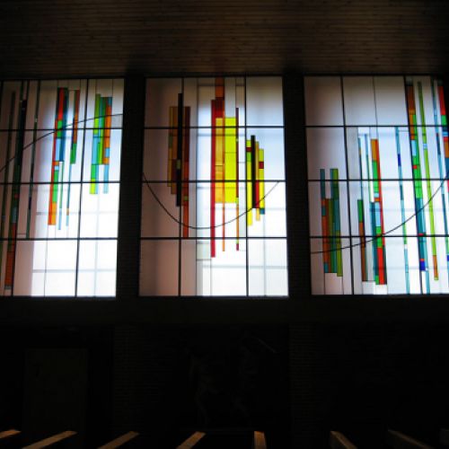 Fabricación artesanal de vidrieras religiosas para iglesias y capillas
