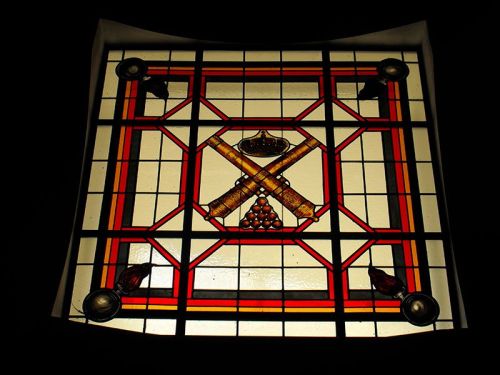 Vidrieras históricas de la Academia de Artillería de Segovia