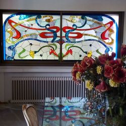Vidrieras singulares, diseñadas y fabricadas para residencias particulares