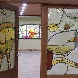 Diseño de vidrieras para Bodegas Murillo